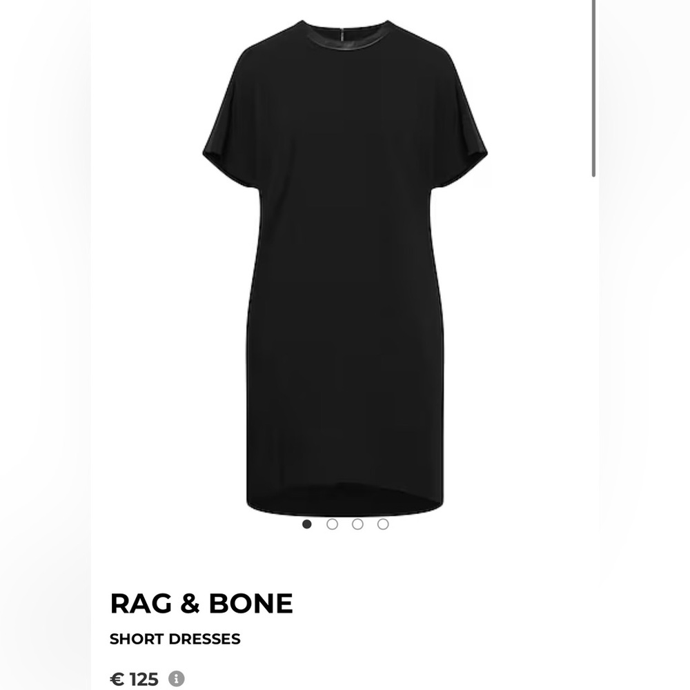Rag and bone short black dress